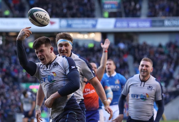 Blair Kinghorn hat-trick sparks Scotland’s Six Nations victory over Italy
