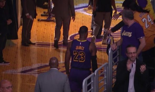 LeBron James lacks CLASS slam NBA fans after Lakers star leaves game early in Bucks loss