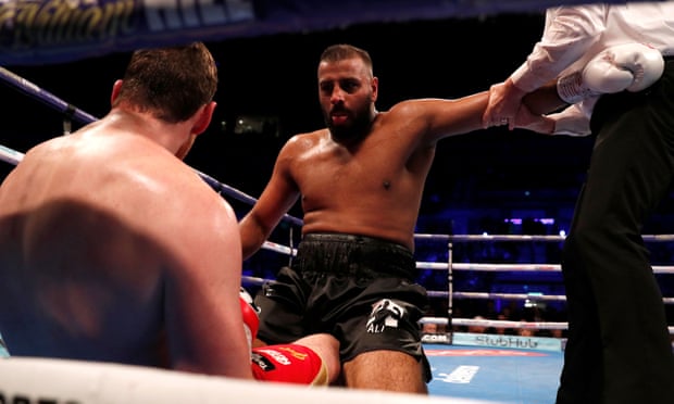 Kash Ali disqualified for biting David Price in bizarre heavyweight bout