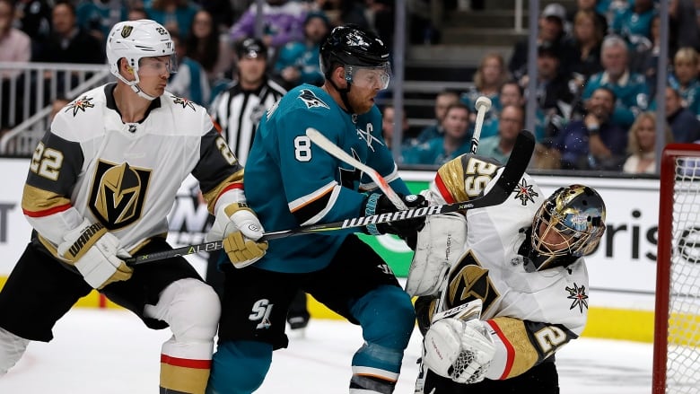 Pavelskis painful goal sparks Sharks take down of Vegas