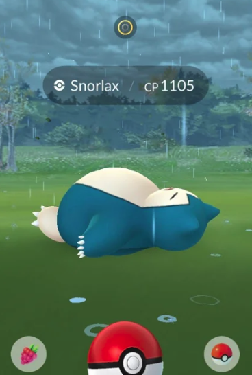 Pokemon Go Snorlax is Now Sleeping