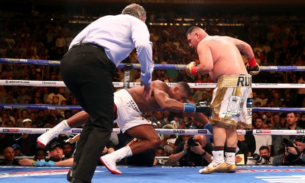 Andy Ruiz Jr springs historic upset of Anthony Joshua for unified heavyweight title