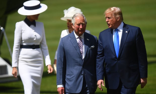 Donald Trump meets the Queen at start of UK state visit