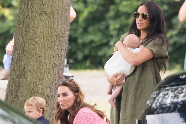 Meghan Markle steps out with Archie for Prince Harrys polo match