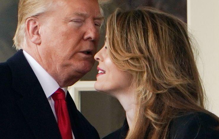 Trump and Hope Hicks talked to Michael Cohen during efforts to quash Stormy Daniels sex claim