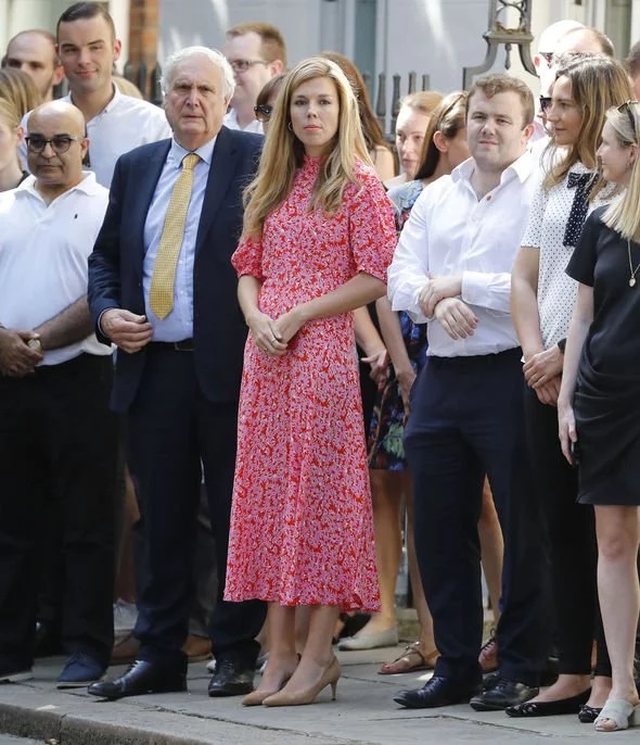 Boris Johnson girlfriend Carrie Symonds becomes fashion ICON as pink dress sells out