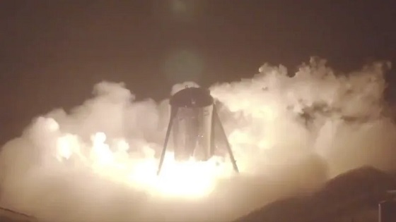 SpaceX’s Starhopper Makes Its First Free Flying Leap