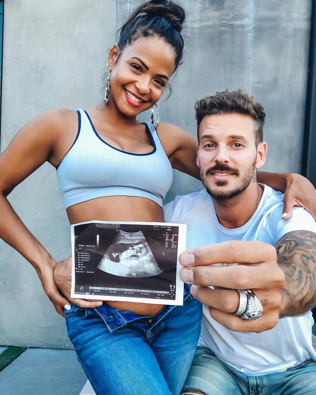 Christina Milian shares adorable baby news with boyfriend Matt Pokora: ‘What a blessing!’