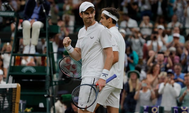 Andy Murray back to winning ways at Wimbledon in doubles with Herbert