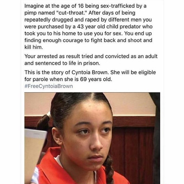 Cyntoia Brown was released from prison today.  Here are 4 things to know about her case