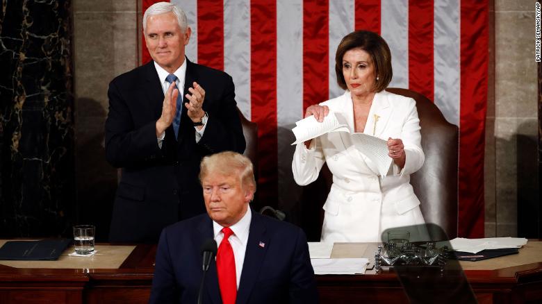 These 2 Nancy Pelosi photos perfectly describe the state of our union