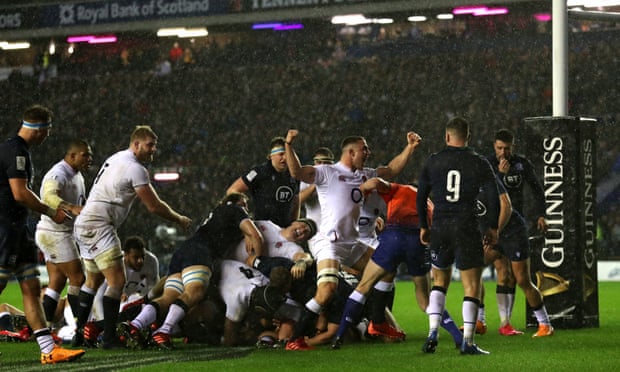 Ellis Genge try earns England stormy Six Nations win over Scotland