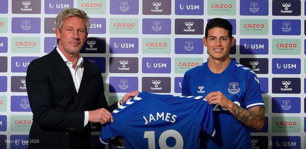 James Rodriguez speaks out after Everton announce transfer is complete