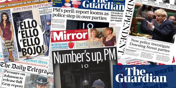 ‘Number’s up, PM’: what the papers say as Gray report looms